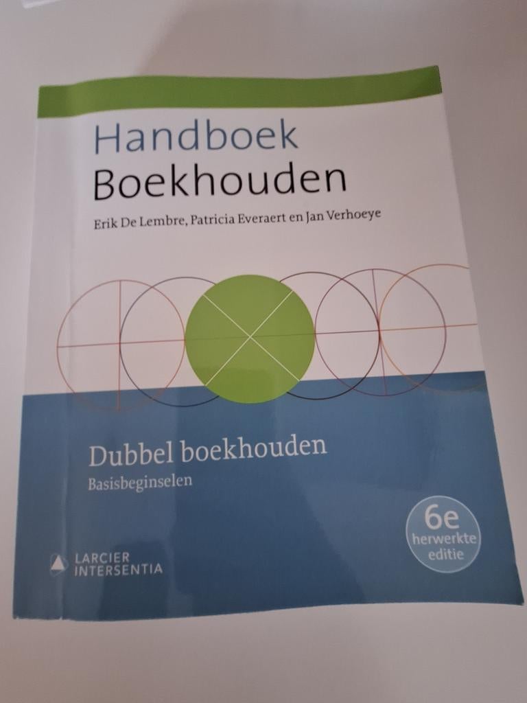 Manuel de comptabilité - Double Accounting (sixième édition), Enlèvement ou Envoi, Économie, Erik De Lembre; Patricia Everaert
