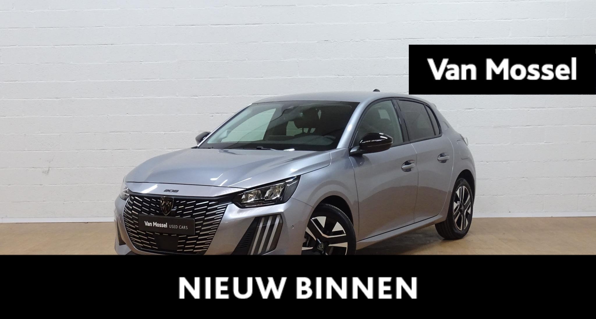Peugeot 208 1.2 HYBRID 100 e-DSC6 Allure, Auto's, Gebruikt, Zwart, https://public.car-pass.be/vhr/bfae2d83-557b-46cd-8b7b-2bb970d511be