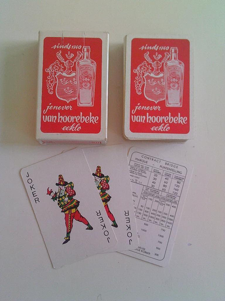 Spel speelkaarten jenever Van Hoorebeke Eeklo, Verzamelen, Speelkaarten, Jokers en Kwartetten, Ophalen of Verzenden, Speelkaart(en)