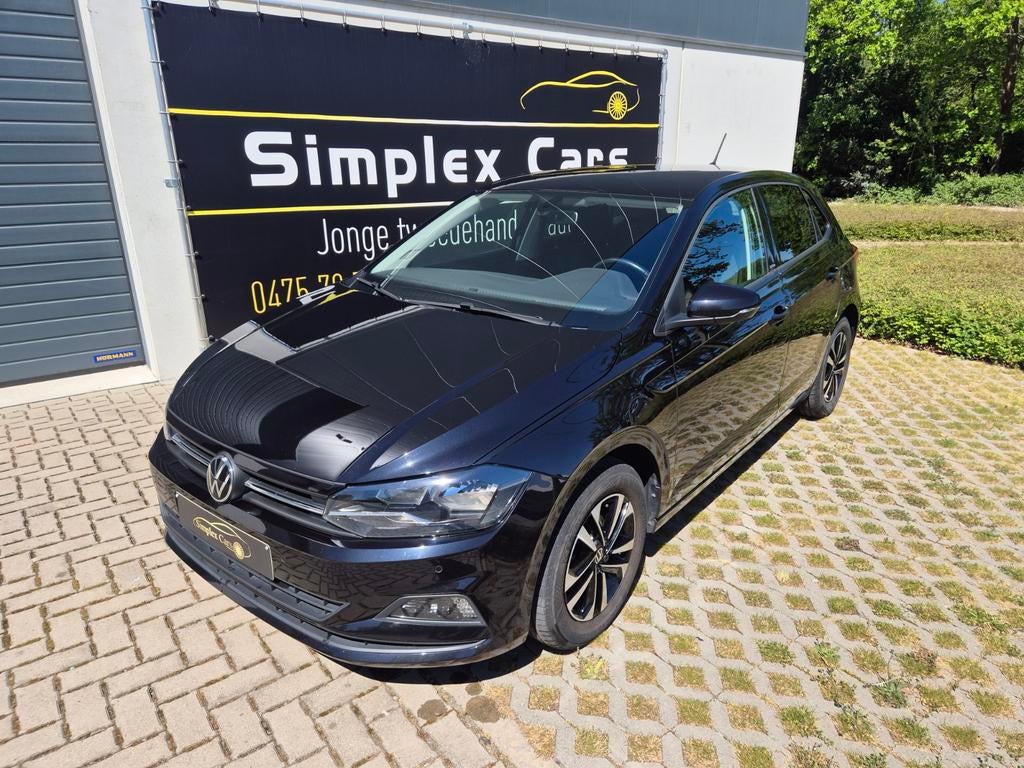 VOLKSWAGEN POLO 1.0 TSI UNITED IN TOPSTAAT!!!, Auto's, Voorwielaandrijving, Stof, Euro 6, Zwart