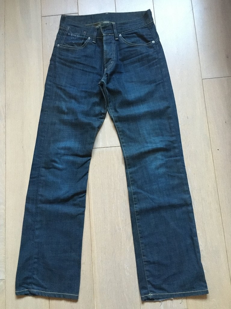 Broek jeans G-Star donkerblauw maat 31/34, Kleding | Heren, Spijkerbroeken en Jeans, Ophalen of Verzenden, Zo goed als nieuw, Blauw