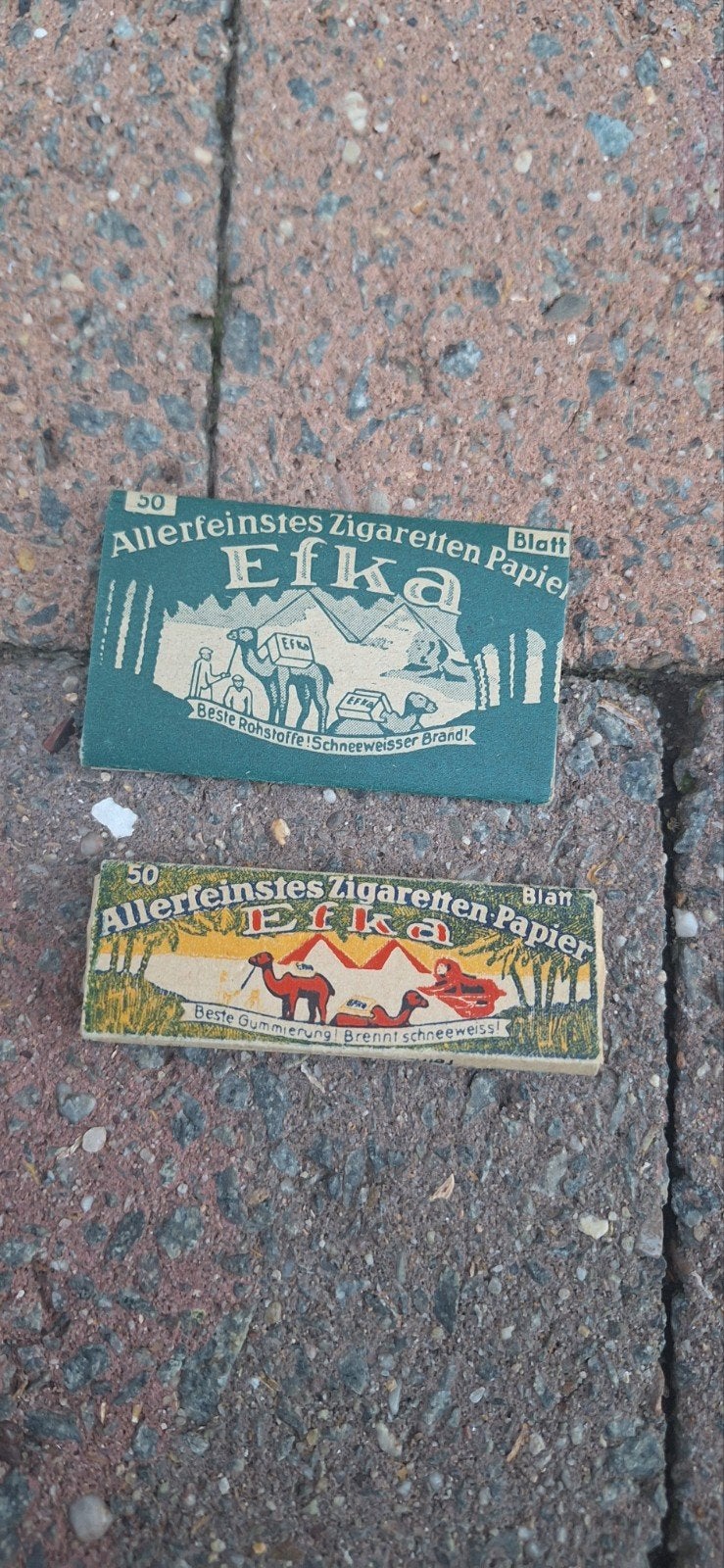 Papier Efka allemand, Enlèvement