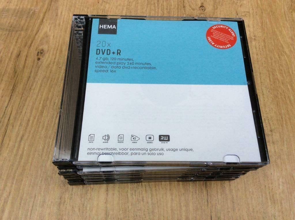12 stuks DVD+R : ongebruikt, 1x beschrijfbaar, Ophalen of Verzenden, Nieuw, Dvd