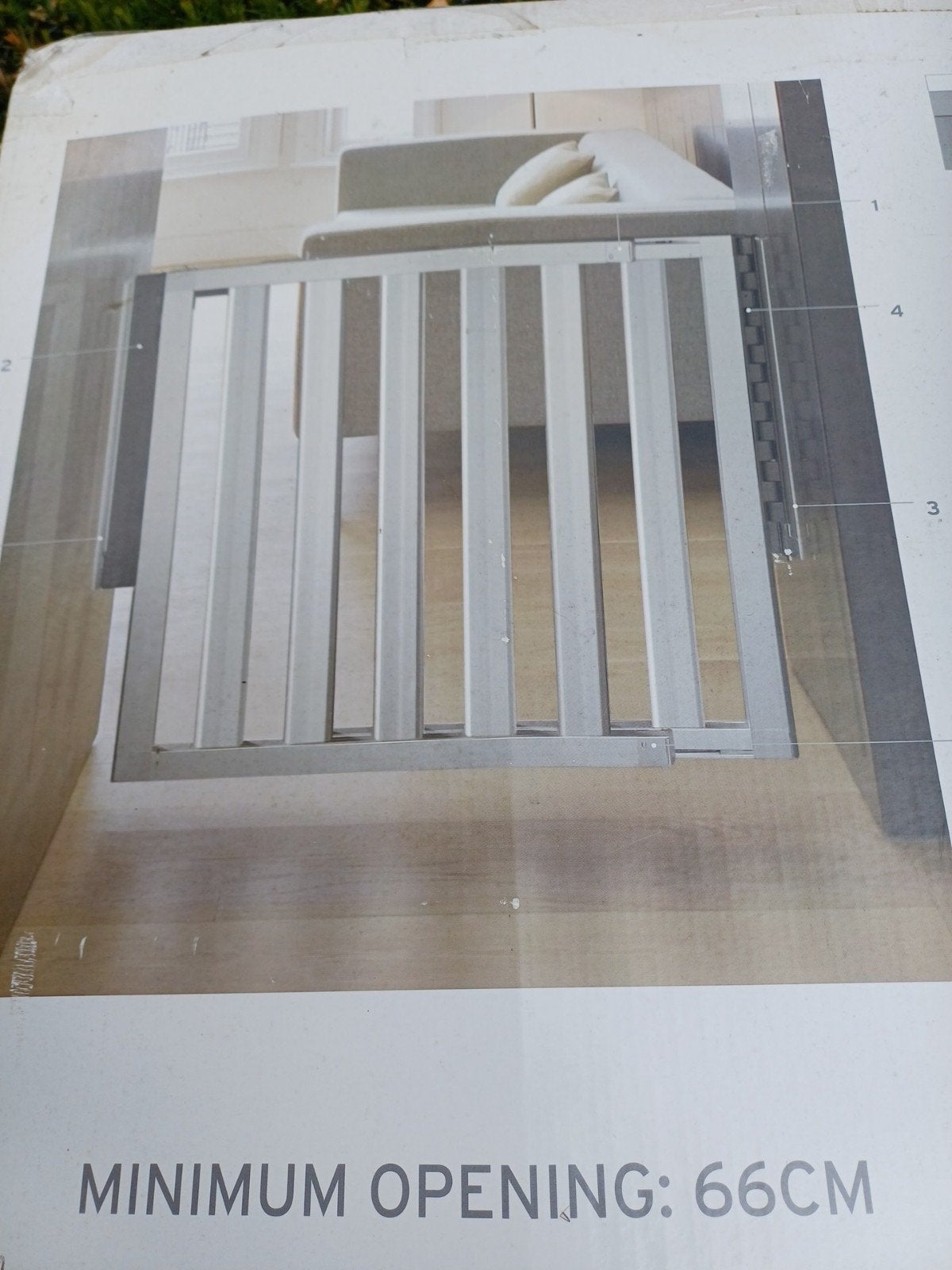 veiligheidshekje voor baby's, Ophalen