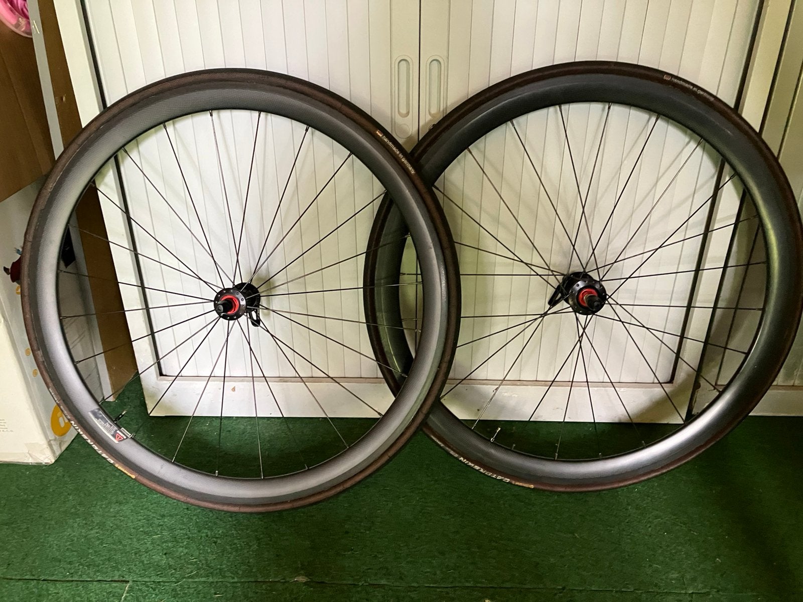 Roue vélo carbone, Vélos & Vélomoteurs, Enlèvement, Comme neuf, Freins, Carbone