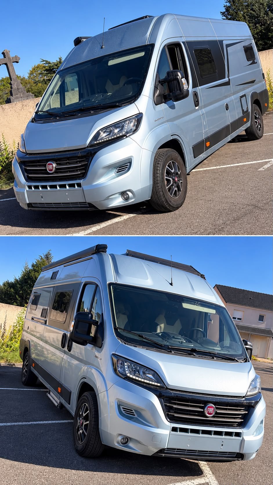 Fiat Bavaria kampeerbus, Caméra de recul, Fiat, Douche, Elektrisch
