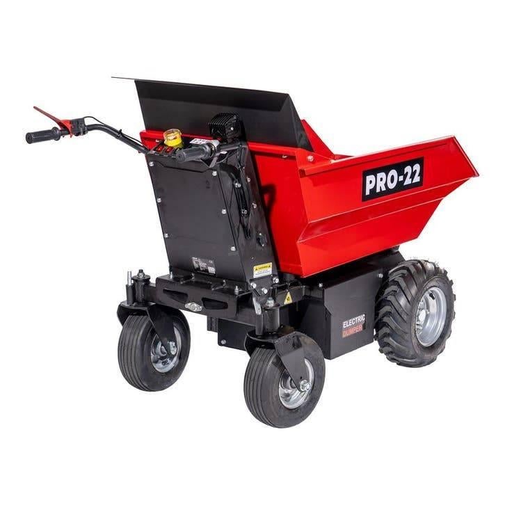 PRO-22 D500E Elektrische Accu Dumper en Kruiwagen, Tuin en Terras, Kruiwagens, Ophalen of Verzenden