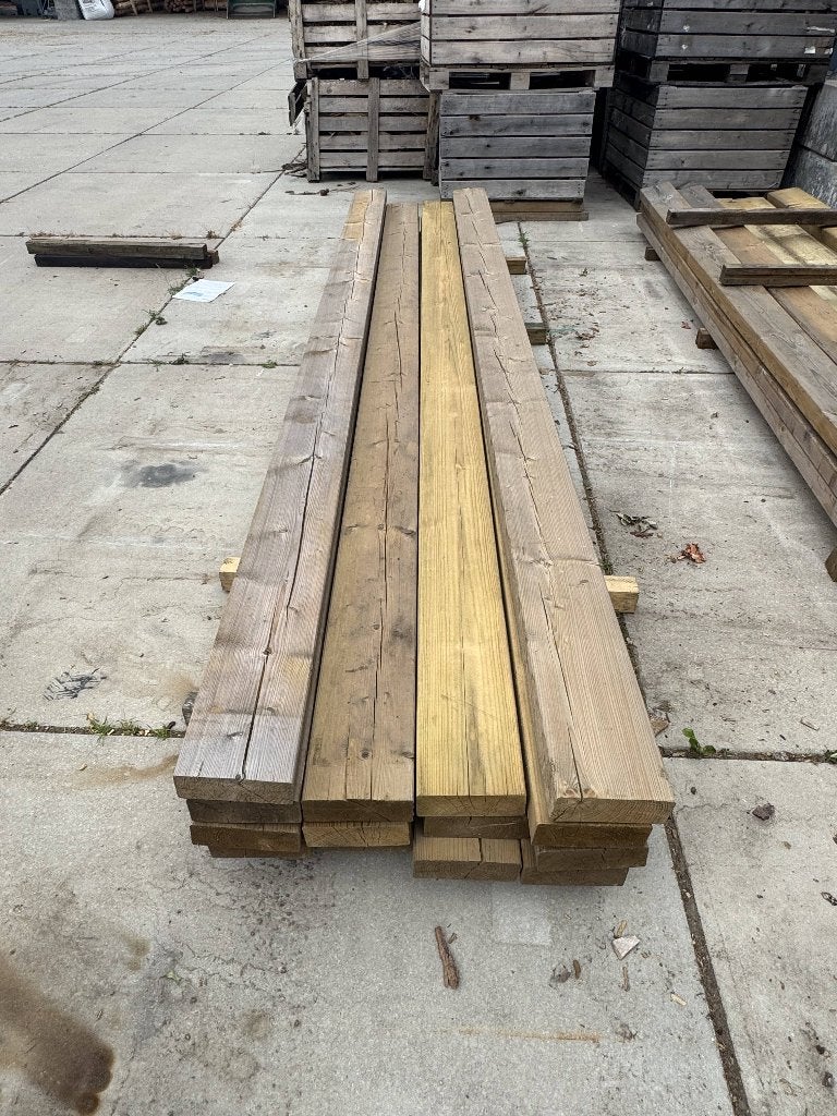 Geïmpregneerde balken den, Ophalen, Zo goed als nieuw, 250 cm of meer, Balken