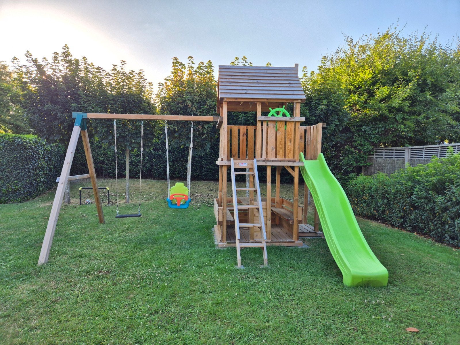 Speeltoestel van Tuinhout Neerkant, Ophalen, Zo goed als nieuw, Glijbaan