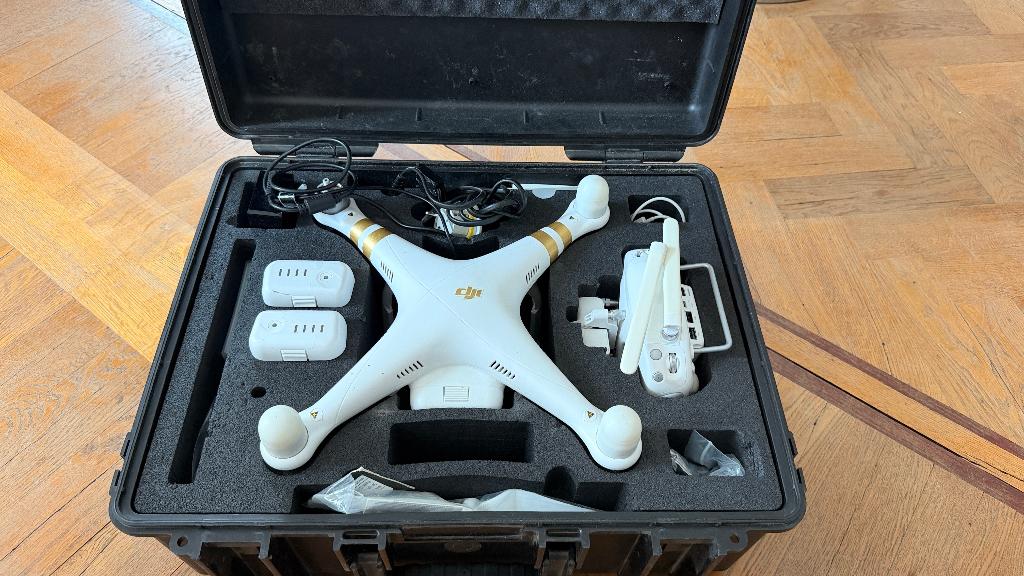 Drone DJI Phantom 4 Pro + B&W Outdoor case 6000, Enlèvement, Utilisé, Drone avec caméra, DJI