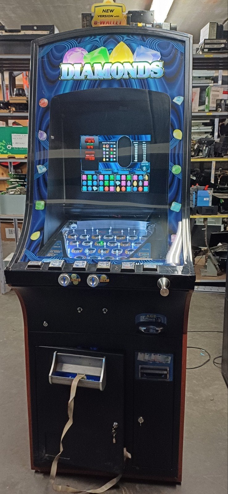 Mini BINGO DIAMONDS, Euro, Ophalen