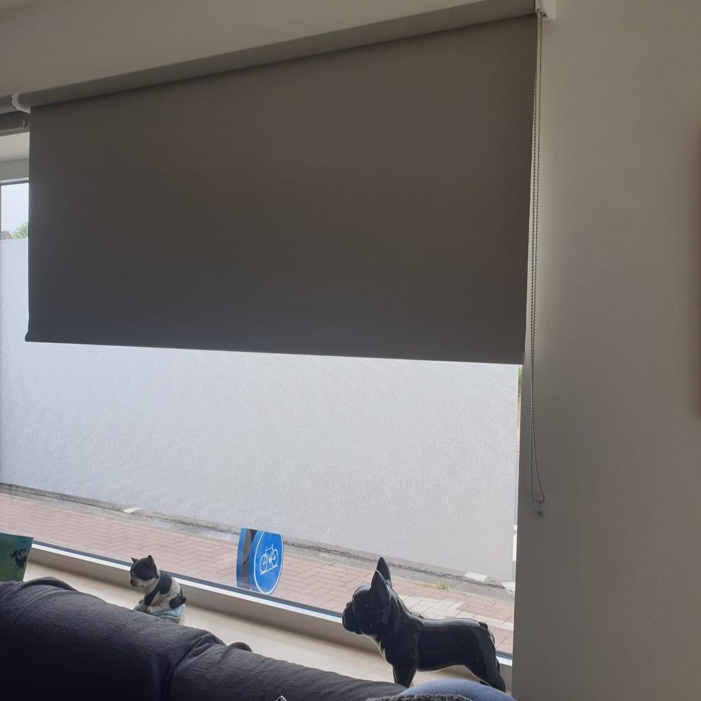 ROLGORDIJN VENETA 165 x 173 cm, ZAND GRIJS, Neuf, Gris, 150 à 200 cm, Modern
