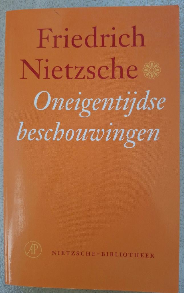Friedrich Nietzsche - Oneigentijdse beschouwingen, Enlèvement ou Envoi, Comme neuf