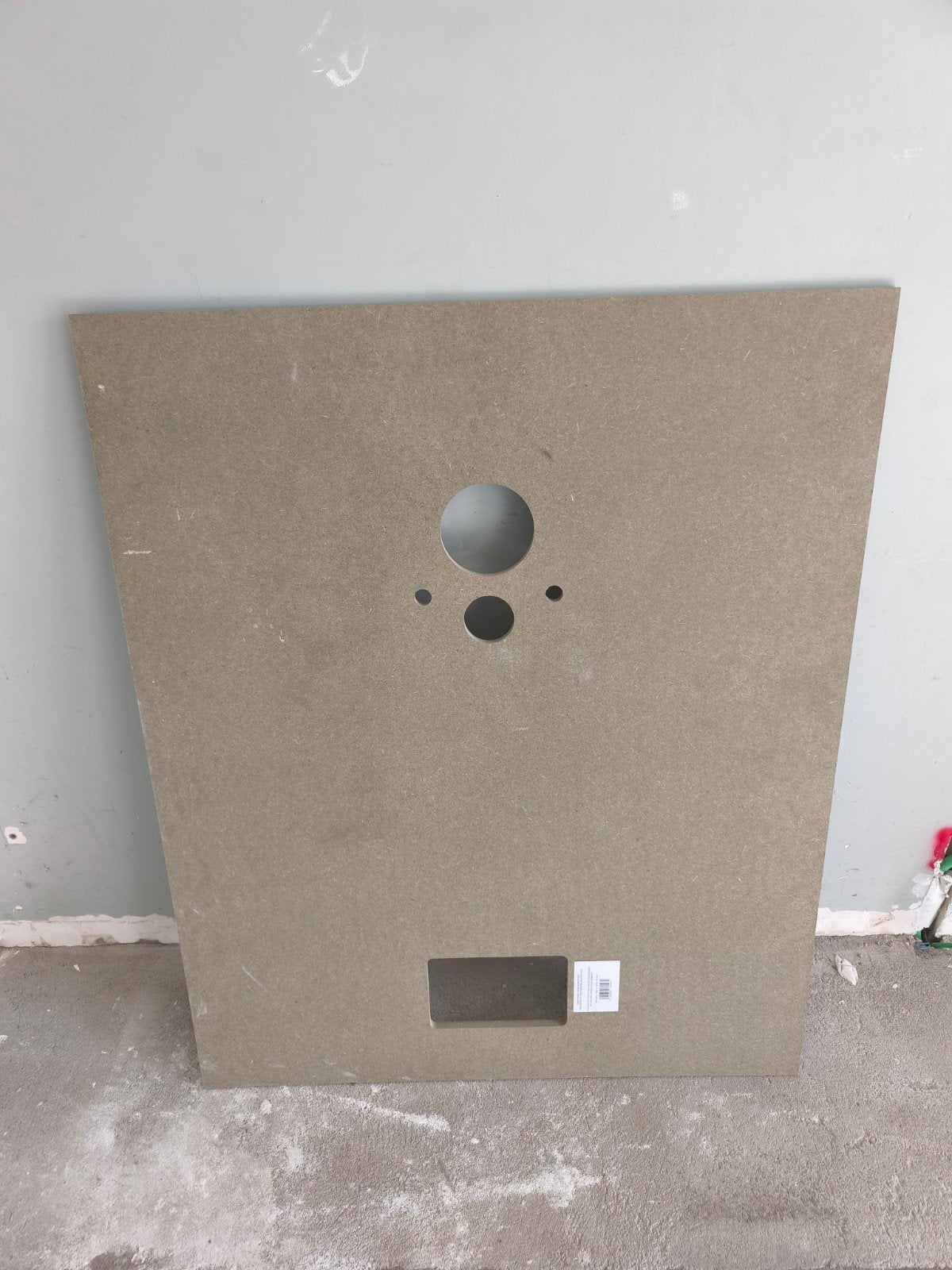 Plaque MDF hydrofuge pour WC suspendu Geberit – Neuve, Bricolage & Construction, Enlèvement