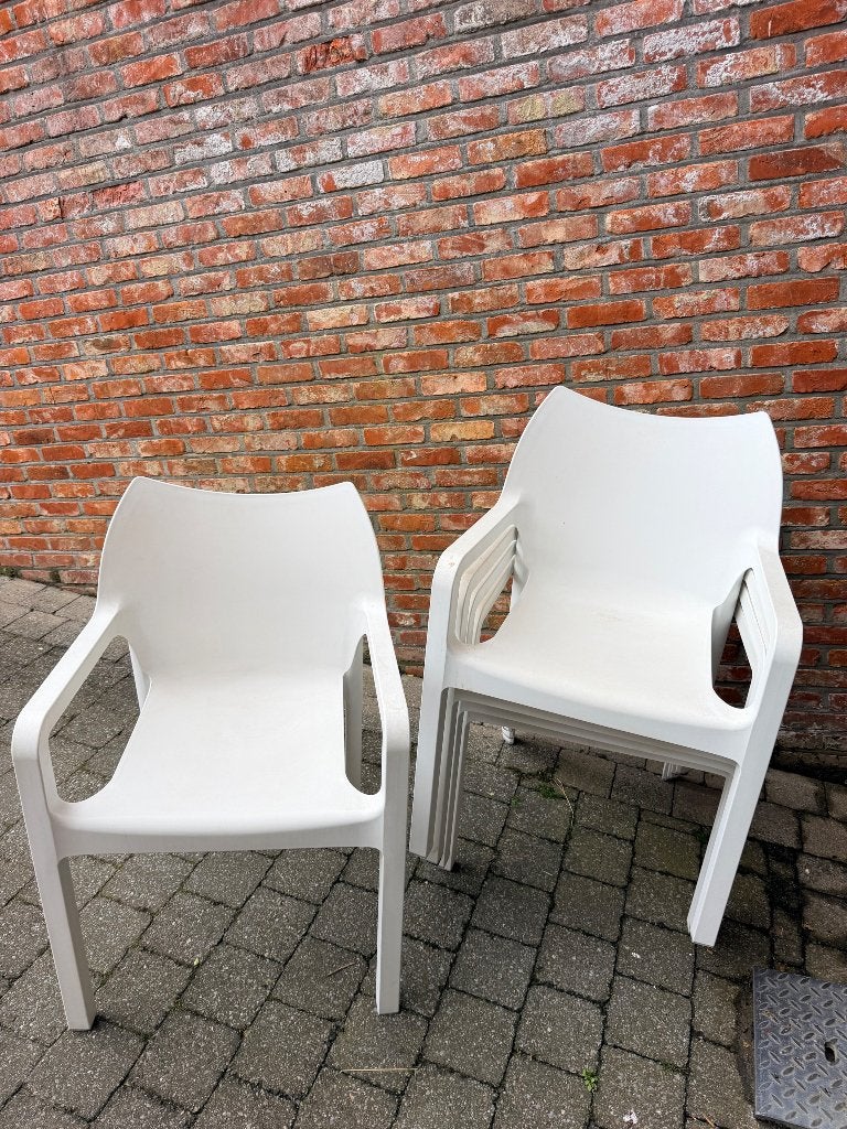 Tuinstoel, Jardin & Terrasse, Chaises de jardin, Enlèvement, Utilisé, Synthétique, Empilable