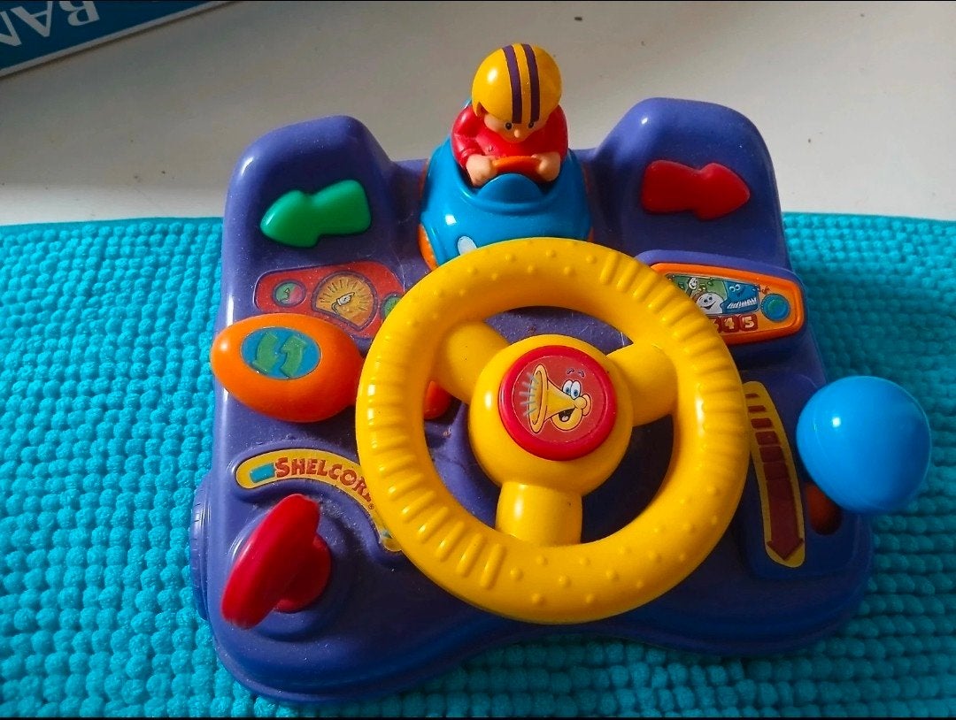 Interactief speelgoed stuur met geluid voor baby's, Ophalen of Verzenden, Zo goed als nieuw, 6 maanden tot 2 jaar