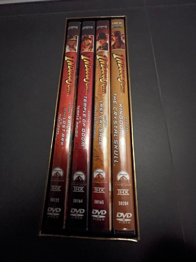 Indiana Jones dvd's, CD & DVD, DVD | Action, À partir de 12 ans, Enlèvement ou Envoi, Utilisé, Action