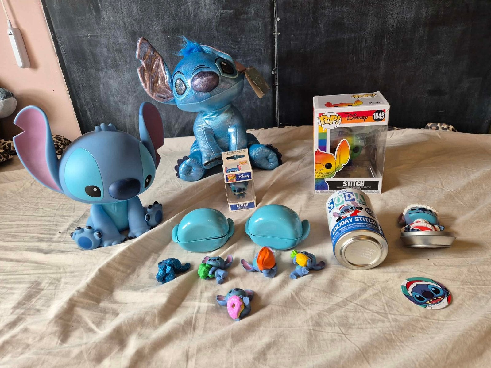 Stitch pakket, Ophalen, Overige figuren, Zo goed als nieuw, Beeldje of Figuurtje
