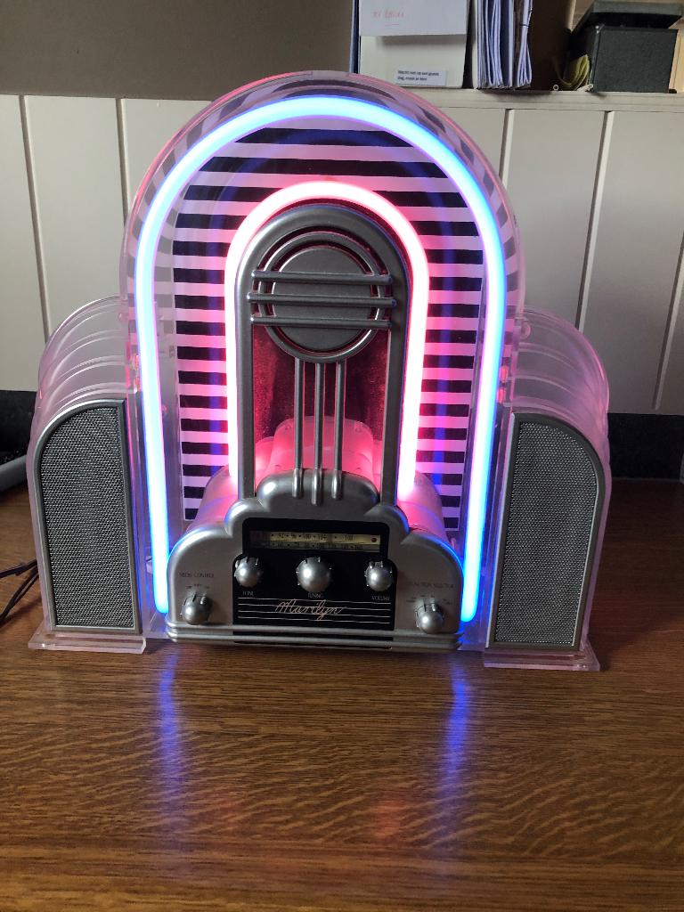 Marilyn retro radio, Verzamelen, Ophalen, Audio en Video