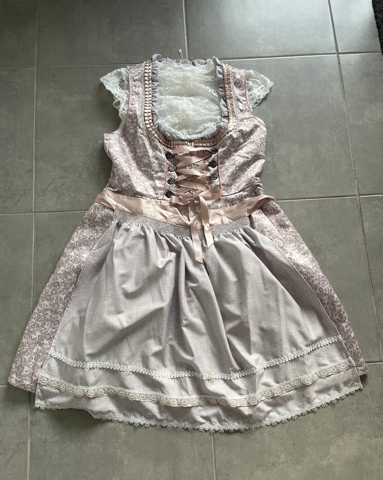 Dirndl Oktober fest Tirol jurk mt XL, Enlèvement ou Envoi, Neuf, Taille 46/48 (XL) ou plus grande, Vêtements