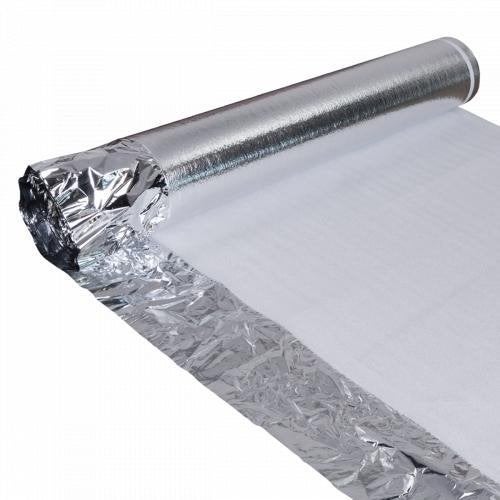 Alufoam ondervloer laminaat 2mm + 20cm overlap, Enlèvement, Neuf, 10 m²² ou plus, Aggloméré