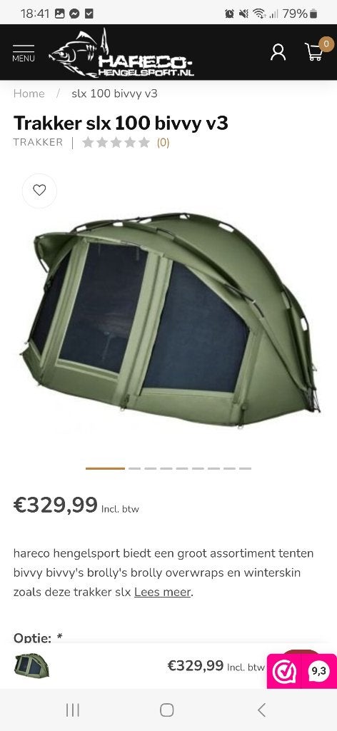 Trakker slx 100, Ophalen, Zo goed als nieuw