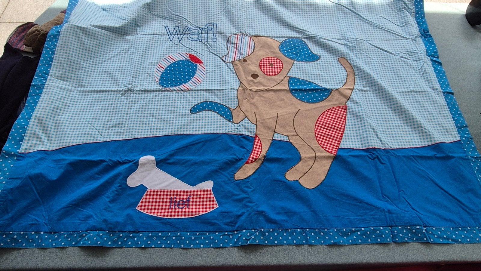 Mooi dekbedovertrek merk Lief! kinderbed 90x200, Kinderen en Baby's, Kinderkamer | Beddengoed, Ophalen of Verzenden, Kinderbed