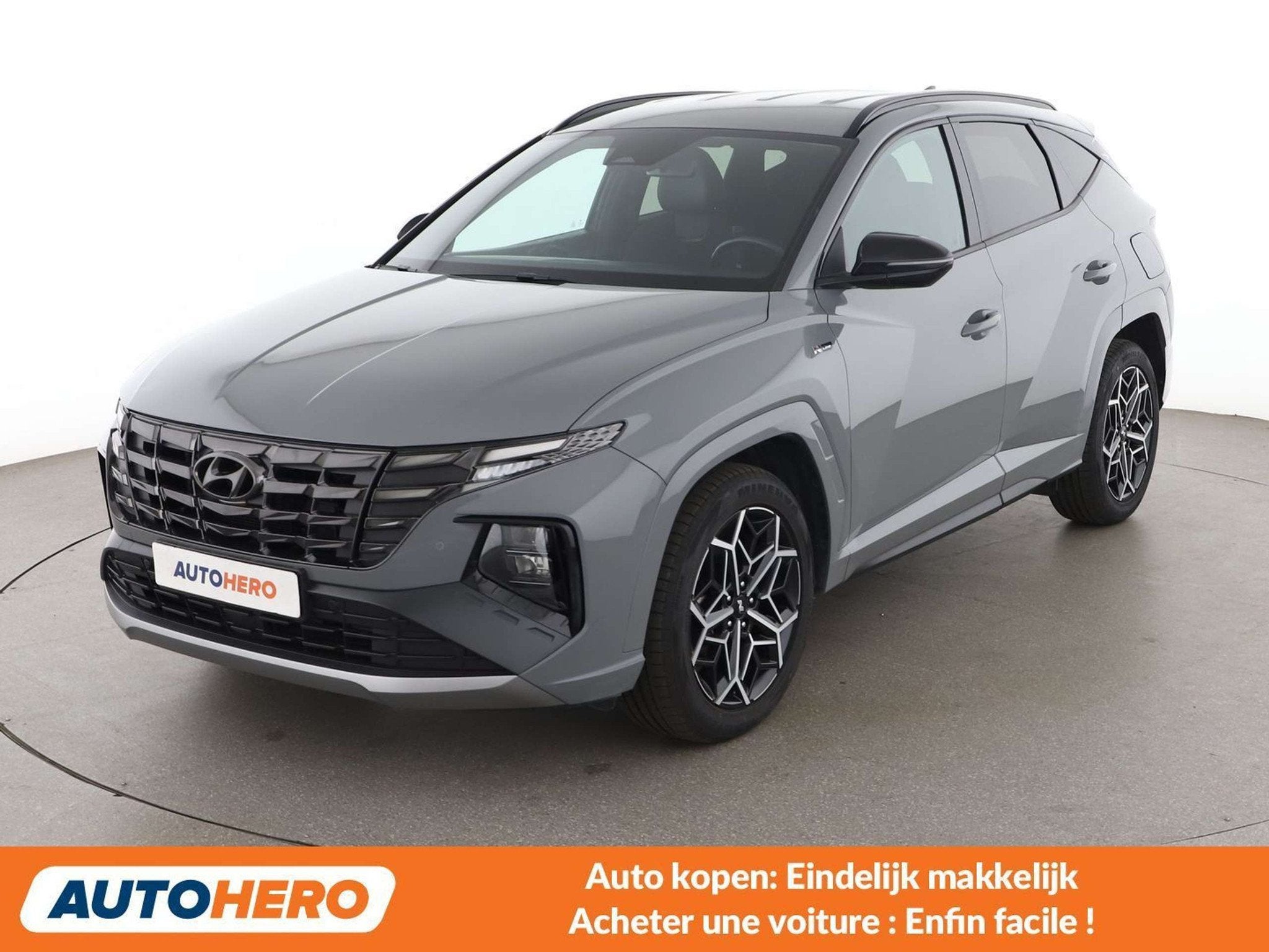 Hyundai Tucson 1.6 T-GDI Hybrid N Line (bj 2023, automaat), Auto's, Gebruikt, Alcantara, Elektrisch, 5 zetels