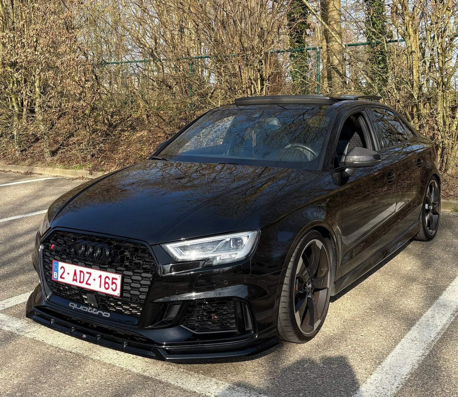 Audi RS3 Sedan 2.5 TFSI Quattro S tronic | 2019 | Topstaat, Auto's, Audi, Automaat, Zwart, 5 zetels, Onderhoudsboekje