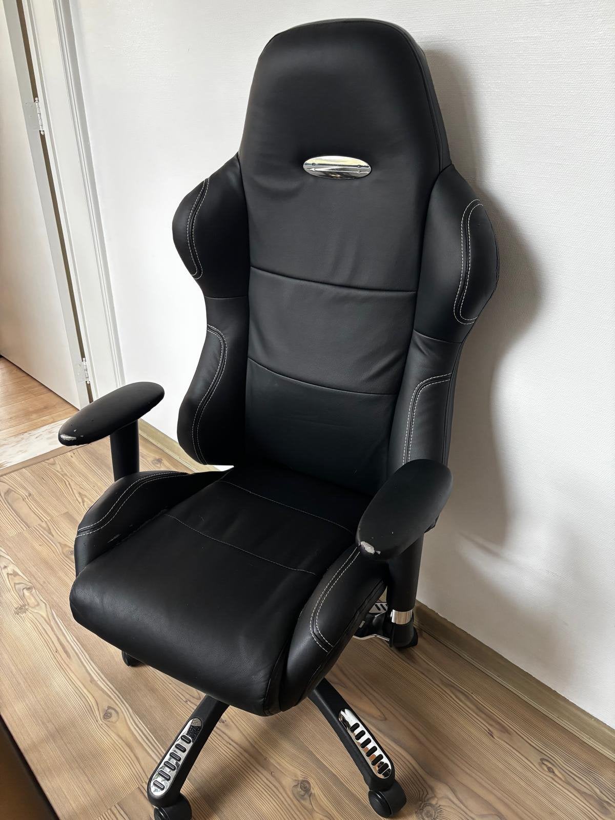 Chaise de bureau ergonomique, noire, réglable, Enlèvement, Utilisé, Ergonomique, Chaise de bureau