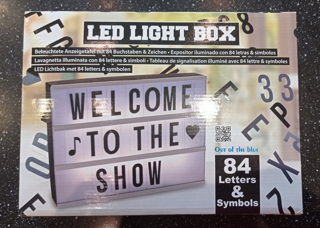 LED- Lichtbak, Huis en Inrichting, Tekstbord, Ophalen of Verzenden, Gebruikt, Kunststof