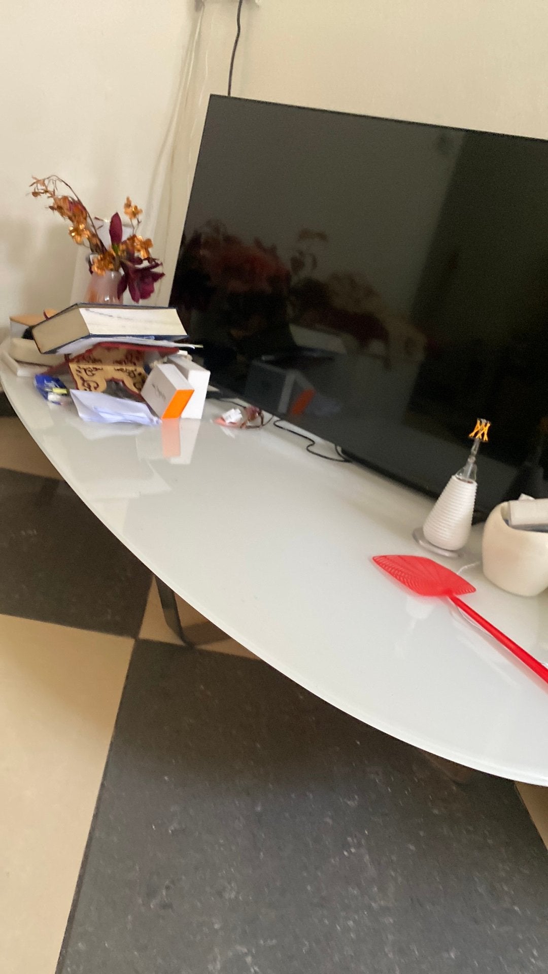 Salon tafel moderne, Ophalen, Zo goed als nieuw, Glas