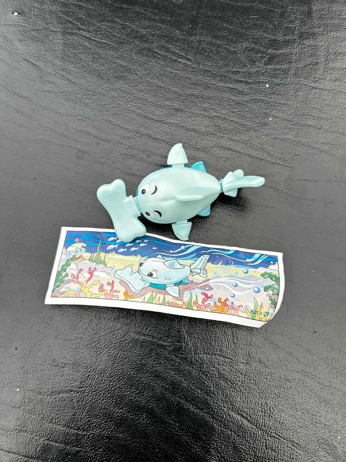 Kinder Surprise K01 n21 vis – met briefje – vintage, Verzamelen, Verrassingseieren, Ophalen of Verzenden, Zo goed als nieuw, K-nummers