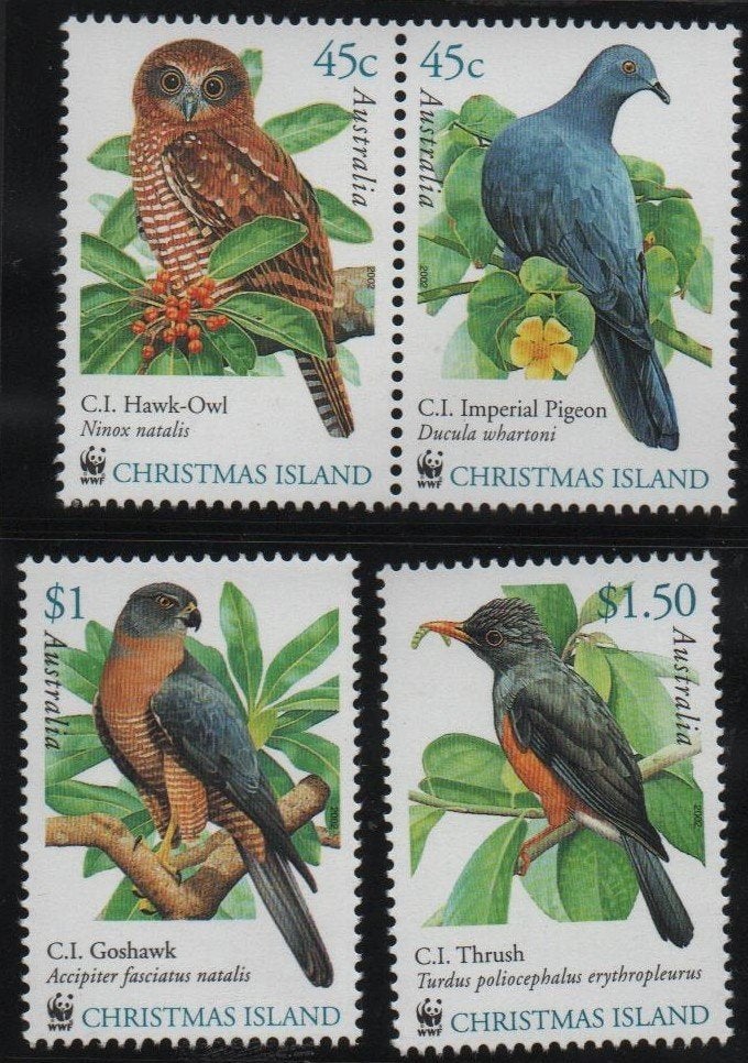 Stempelt de vogels van Oceanië, Postzegels en Munten, Postzegels | Thematische zegels, Verzenden, Postfris, Dier of Natuur