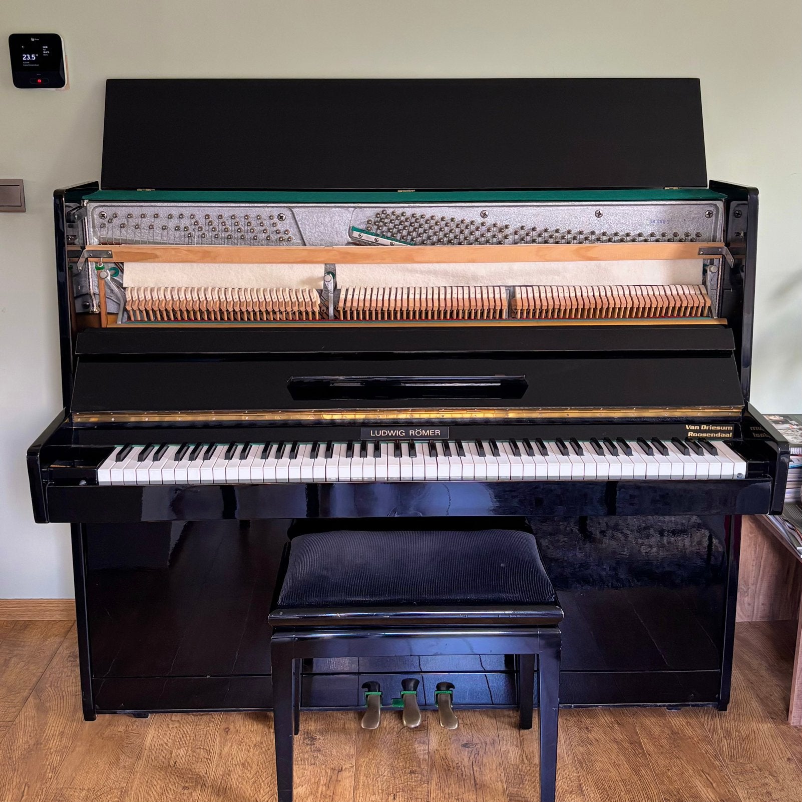 Ludwig Römer piano (1ste stembeurt gratis!), Muziek en Instrumenten, Zwart, Nieuw, Ophalen of Verzenden, Piano