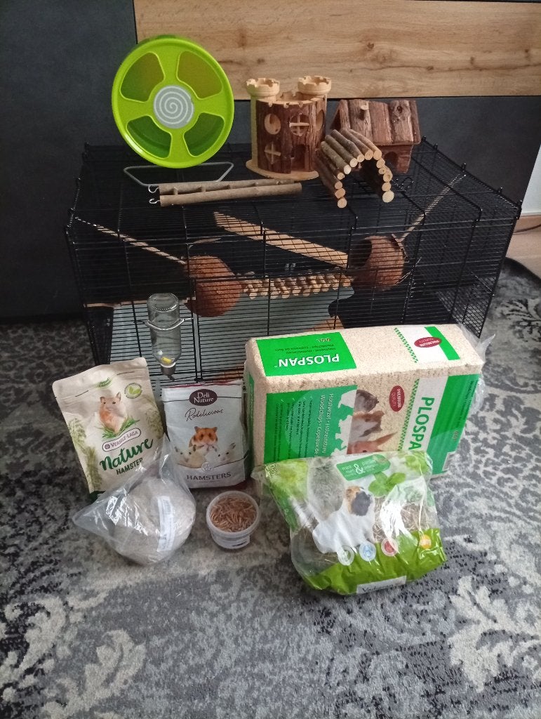Hamster kooi, Dieren en Toebehoren, Kooi, Gebruikt, Hamster, 75 tot 110 cm