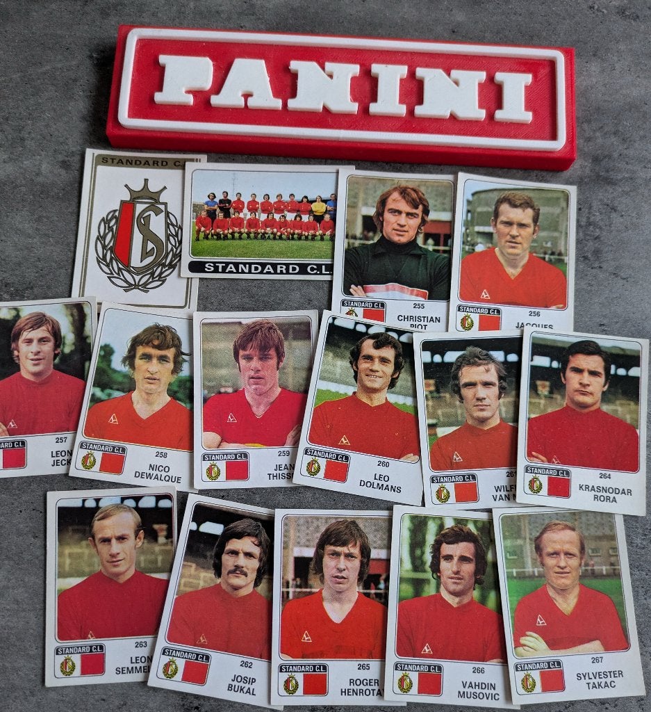 15 AUTOCOLLANTS PANINI FOOTBALL 1973/74 STANDARD CL 1973, Envoi, Comme neuf