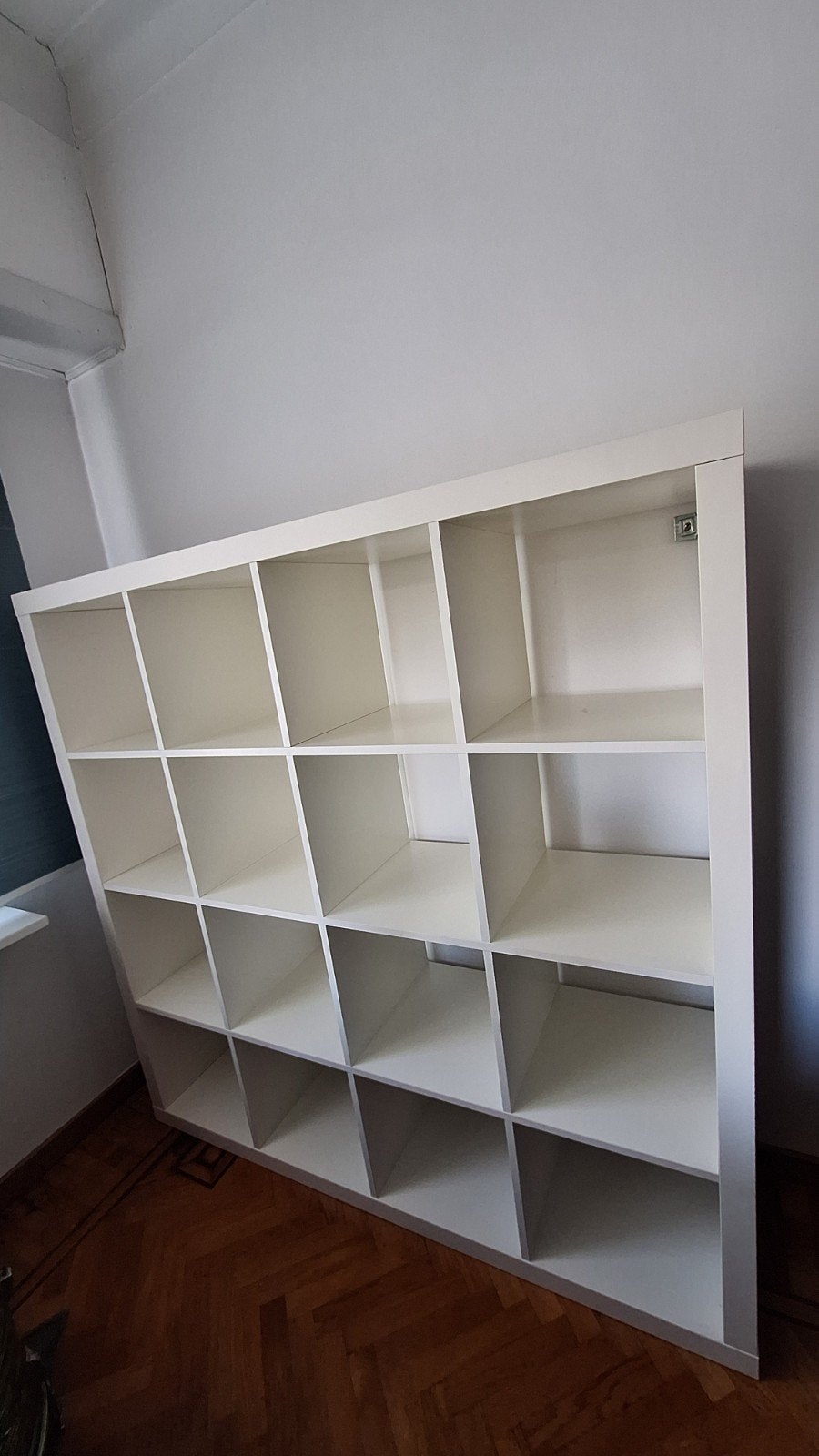 IKEA KALLAX 4x4 vakkenkast wit – 147 x 147 cm, Maison & Meubles, Armoires | Bibliothèques, 25 à 50 cm, 100 à 150 cm, Enlèvement