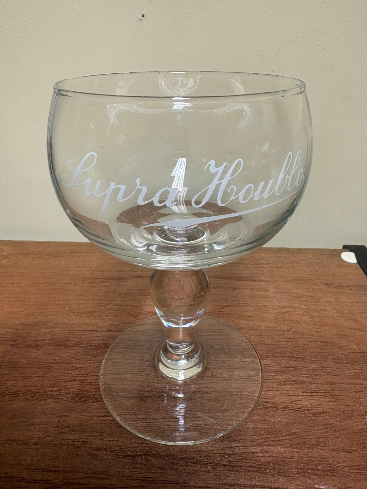 Ancien verre SUPRA HOUBLO « Brasserie TONDREAU, Mons », Collections, Enlèvement ou Envoi, Comme neuf