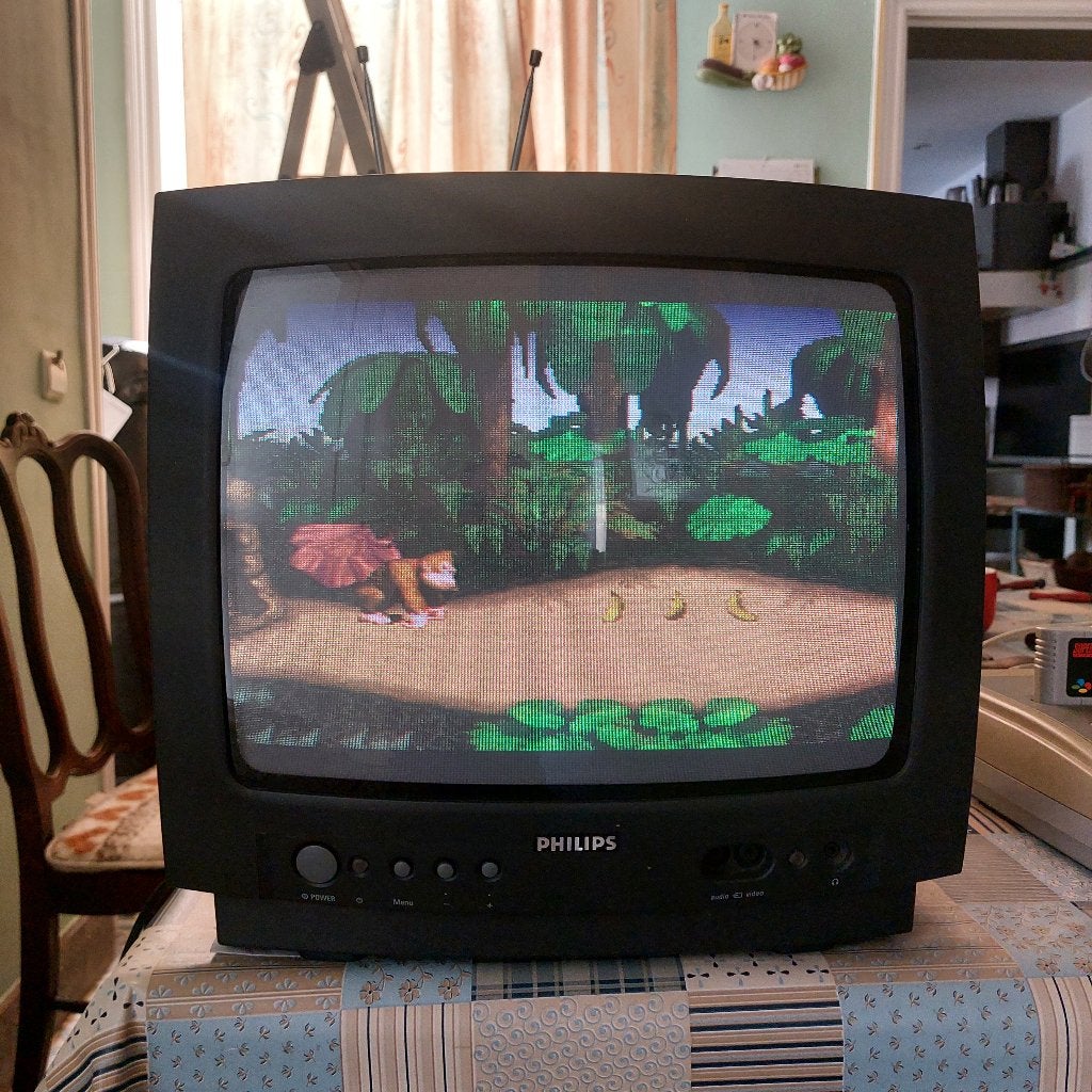 Kleine Philips CRT TV, Audio, Tv en Foto, Vintage Televisies, Ophalen, Gebruikt, Minder dan 40 cm, Philips