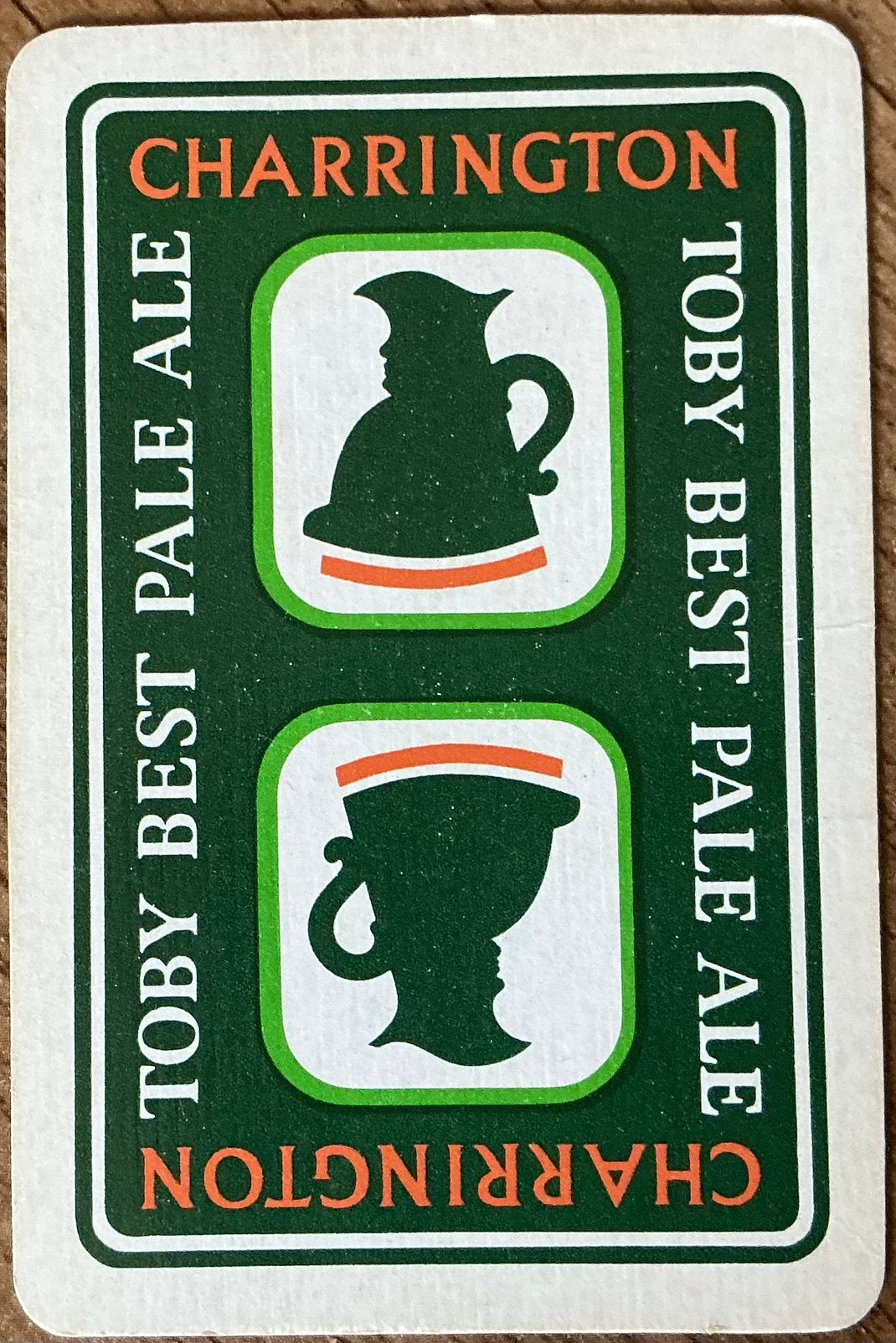 Speelkaart CHARRINGTON/TOBY BEST PALE ALE, Ophalen of Verzenden, Zo goed als nieuw, Speelkaart(en)