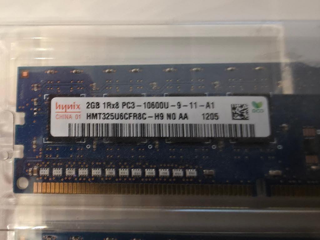 4GB DDR3 RAM Kit (2x2GB) Hynix 1333MHz PC3-10600, Computers en Software, RAM geheugen, Ophalen, Gebruikt, DDR3, Desktop