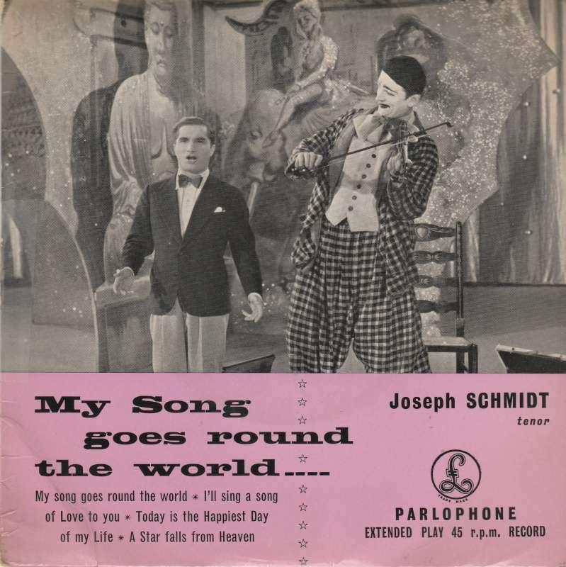 EP Joseph Schmidt - My song goes round the world, CD & DVD, Vinyles Singles, Enlèvement ou Envoi, Comme neuf, EP, Musique de films et Bande son
