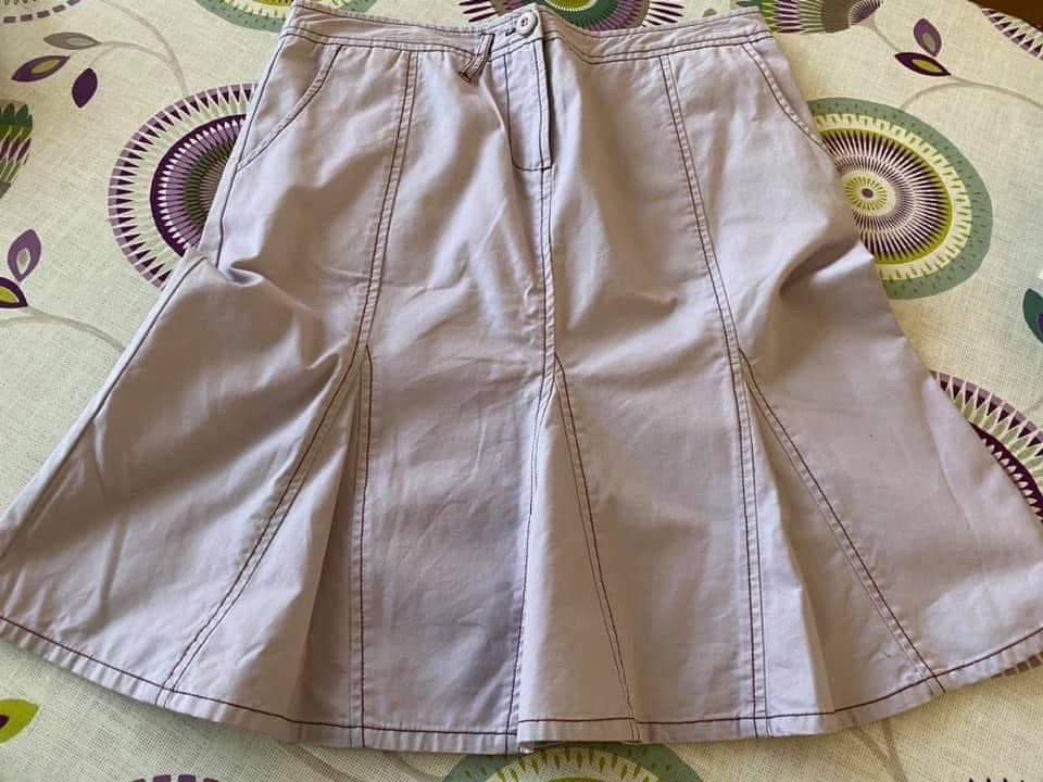 CasualWomantex lila rok — Maat 40, Kleding | Dames, Rokken, Ophalen of Verzenden, Zo goed als nieuw, Paars