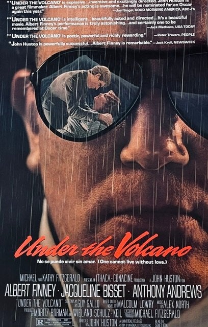 Affiche originale, affiche Under The Volcano, USA 1984, Enlèvement ou Envoi, Comme neuf, Rectangulaire vertical, Cinéma et TV