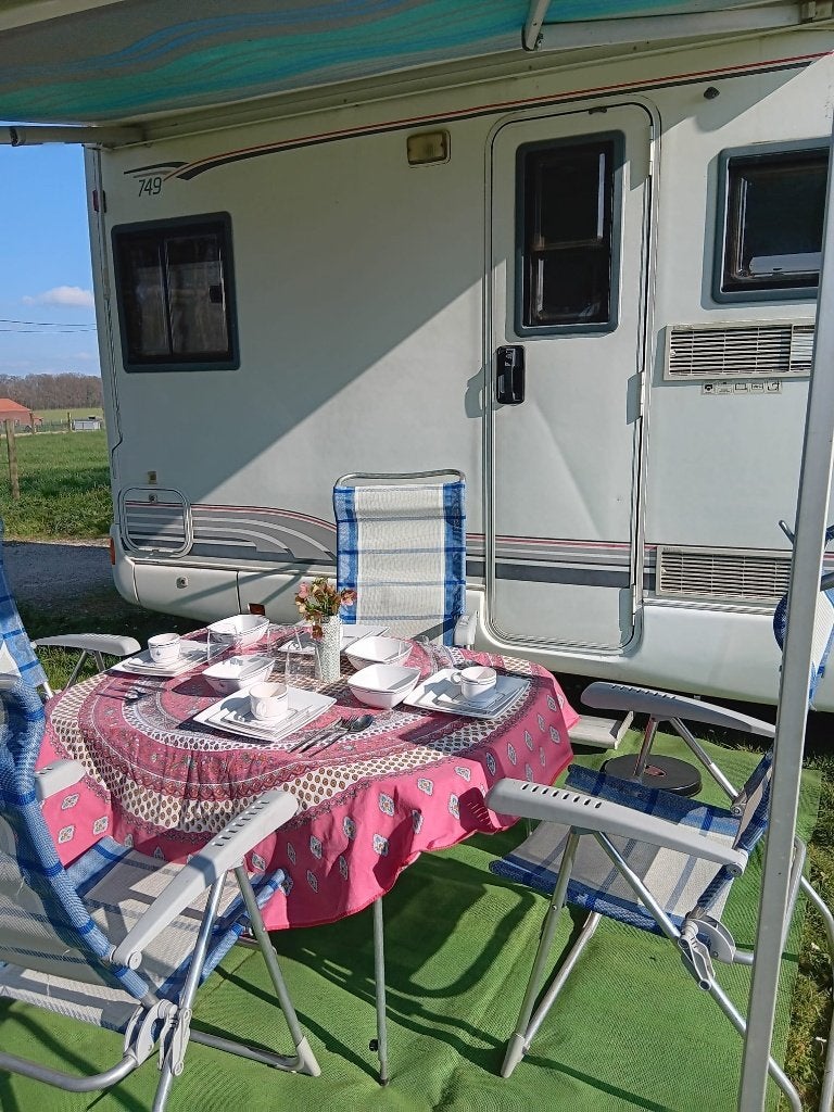 Mobilhome  RAPIDO 749 op Mercedes, Afzuigkap, Chemisch toilet, Ringverwarming, Luifel