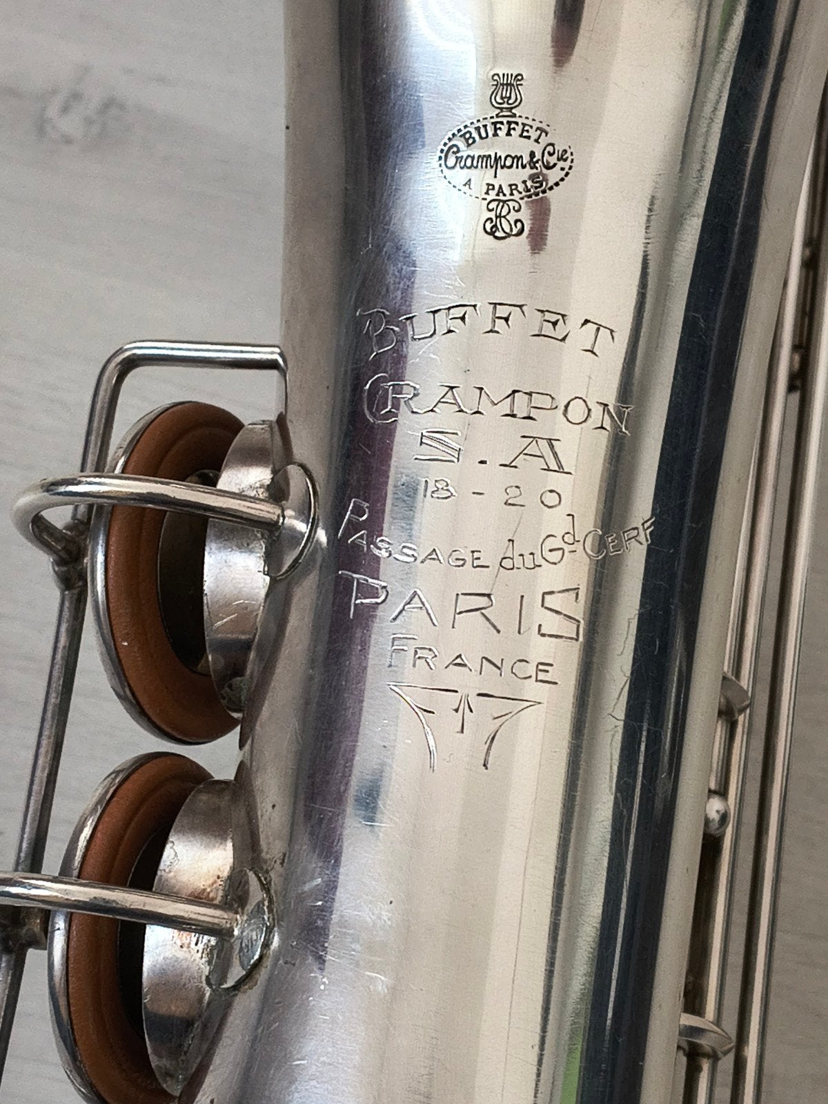 zilveren Buffet Crampon SA 18-20 altsax near mint, Enlèvement ou Envoi, Comme neuf, Alto, Avec valise