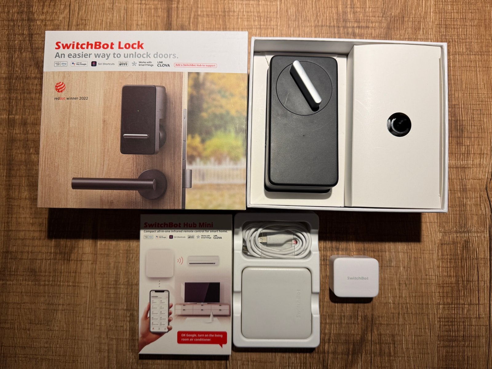 SwitchBot Smart Lock + Hub Mini + Fingerbot, Enlèvement, Utilisé