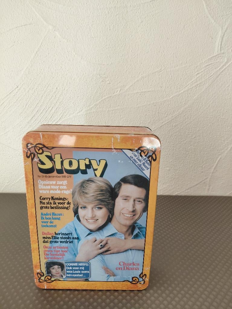 Vintage blikken doos Story, Ophalen of Verzenden, Zo goed als nieuw, Overige, Overige merken