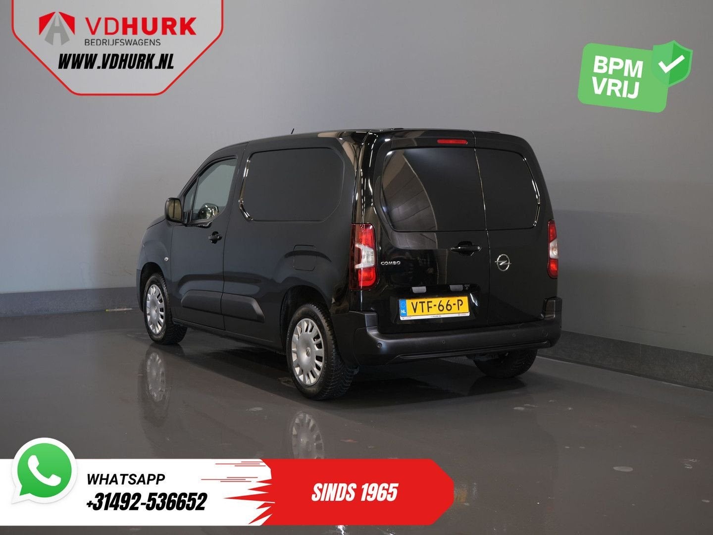 Opel Combo 1.5D 130 pk Aut. NL Auto/ Stuurverw./ Carplay/ Ca, Auto's, Automaat, Zwart, Bedrijf, 145 g/km